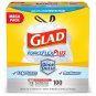 Glad ForceFlexPlus Tall Kitchen Drawstring Trash Bags -13 Gallon White Trash ...