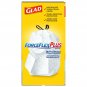 Glad ForceFlexPlus Tall Kitchen Drawstring Trash Bags -13 Gallon White Trash ...