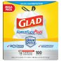 Glad ForceFlexPlus Tall Kitchen Drawstring Trash Bags -13 Gallon White Trash ...
