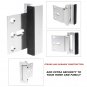 Home Security- Door Reinforcement Lock for Inward Swinging Door- Childproof D...