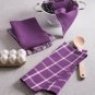 DII Cotton Oversized Kitchen Dish Towels 18 x 28" and Dishcloth 13 x 13", Set...