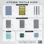 DII Cotton Oversized Kitchen Dish Towels 18 x 28" and Dishcloth 13 x 13", Set...