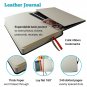 Bullet Dotted Journal Kit with Supplies - Black A5 Hard Cover Dotted No-Bleed...
