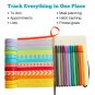Bullet Dotted Journal Kit with Supplies - Black A5 Hard Cover Dotted No-Bleed...