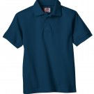 Dickies Men's Big Short-Sleeve Pique Polo Shirt XX-Large Dark Navy