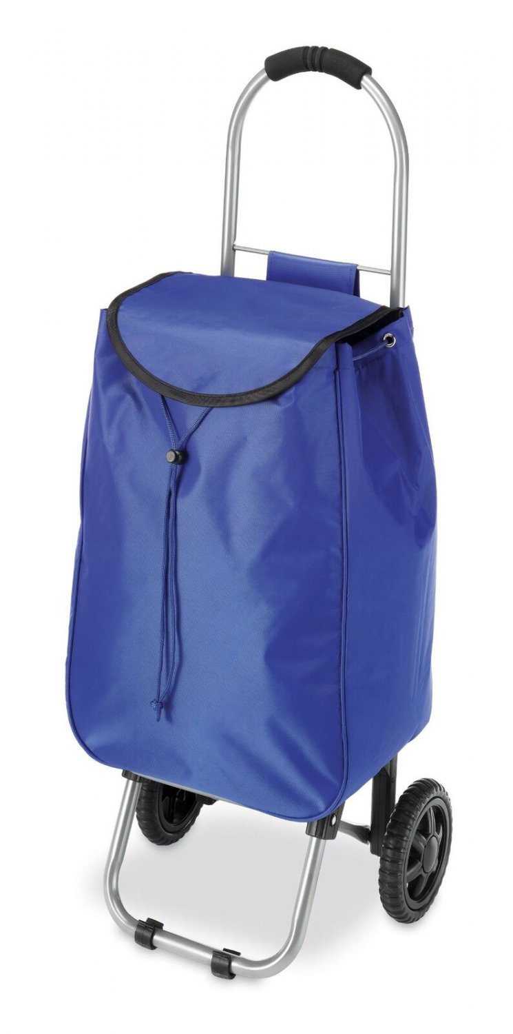 Whitmor Rolling Bag Cart Blue