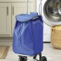 Whitmor Rolling Bag Cart Blue