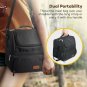 Large Lunch Box for Men, Insulated Adult Lunch Bag, Sable Reusable Waterproof...