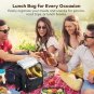 Large Lunch Box for Men, Insulated Adult Lunch Bag, Sable Reusable Waterproof...