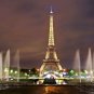 Eiffel Tower Backdrop MME 10x7Ft Paris Landmark Fountain Night Scene Romantic...