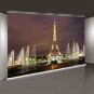 Eiffel Tower Backdrop MME 10x7Ft Paris Landmark Fountain Night Scene Romantic...