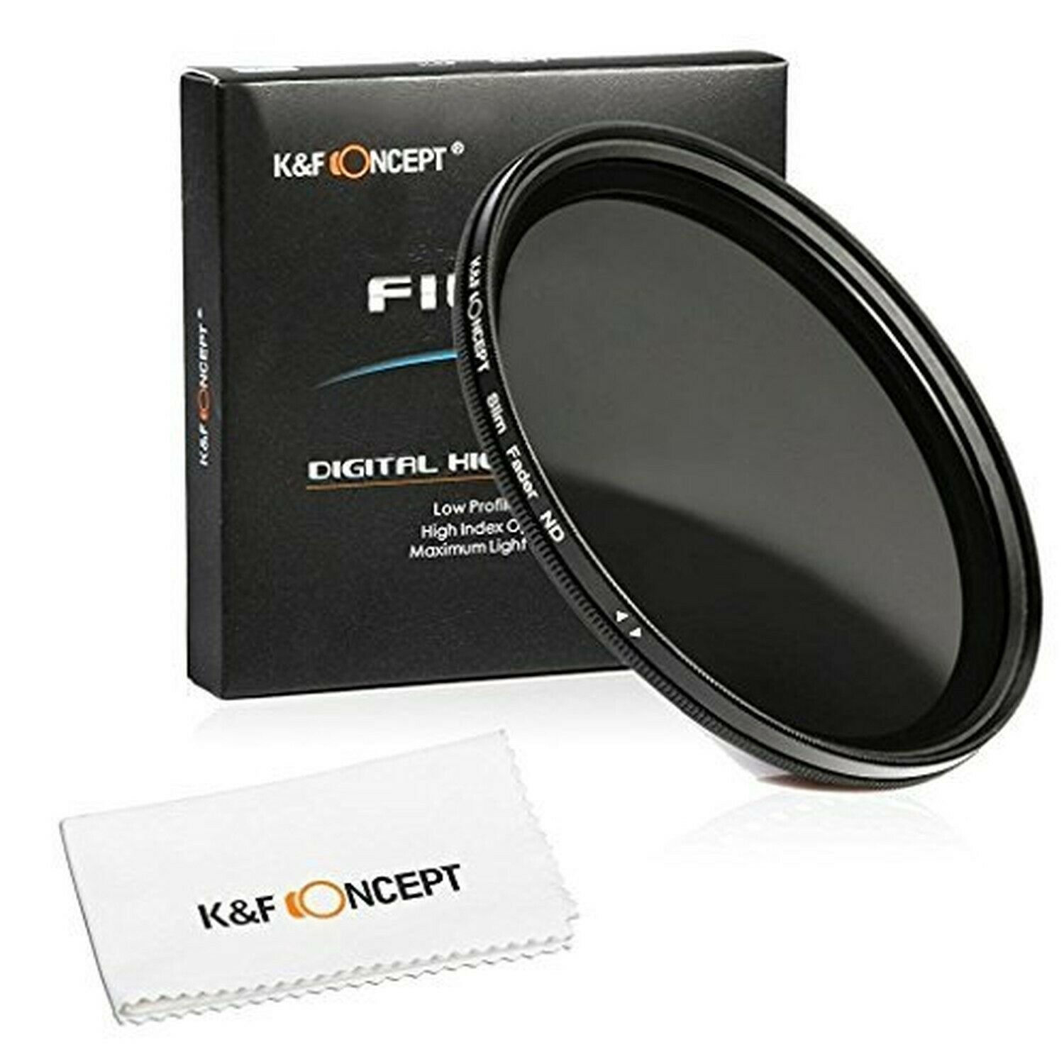 K&F Concept 55mm Slim HD Milti-Coated Variable Polarizing Fader ND Neutral De...