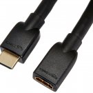 AmazonBasics High-Speed Male to Female HDMI Extension Cable - 15 Feet 15-Feet