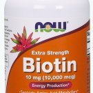 Now Supplements, Biotin 10 mg (10,000 mcg), 120 Veg Capsules