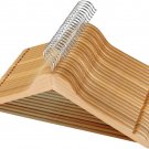 Utopia Home Premium Wooden Hangers - (Pack of 20) - Suit Hangers - Natural Fi...