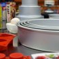 Fat Daddio's PRD-82 Round Cake Pan, 8 x 2 Inch, Silver 2" Deep