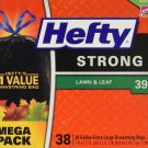 Hefty Strong Lawn & Leaf Large Garbage Bags - 39 Gallon, 38 Count