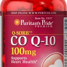 Puritans Pride Qsorb Co Q10 100 mg Rapid Release Softgels, 240 Count