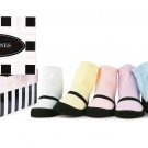 Trumpette Baby Girls Sock Set-6 Pairs 12-24 Months Mary Jane - Assorted Pastels