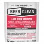 Diversey Beer Clean Last Rinse Glass Sanitizer, .25oz Powder Packet (100 Pack)