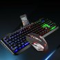 Gaming Keyboard and Mouse Combo,SADES Gaming Mouse and Keyboard,Wired Keyboar...