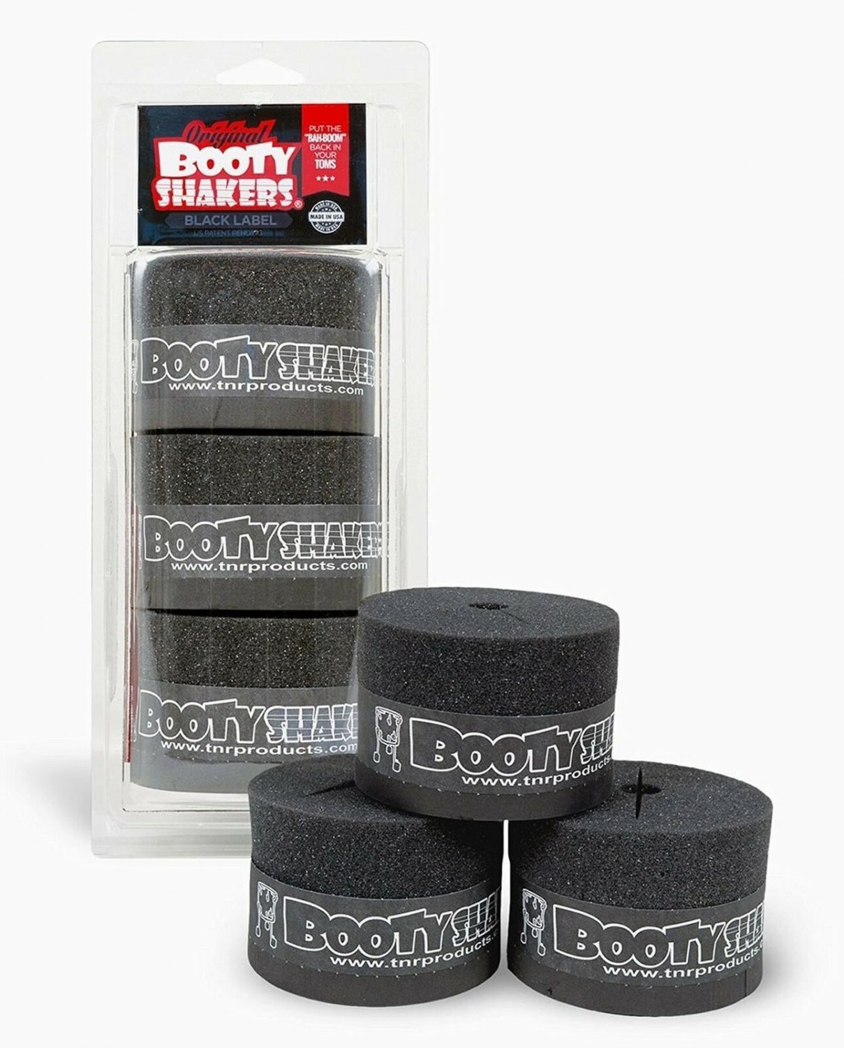 Floor Tom Isolation Mount - Fits all Brands of Drums &acirc;�� Booty Shakers (Black -...