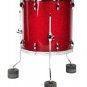 Floor Tom Isolation Mount - Fits all Brands of Drums &acirc;�� Booty Shakers (Black -...