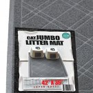 iPrimio Cat Litter Mat with Plaid Design – Anti-Slip Jumbo Size 42 x 36 inche...
