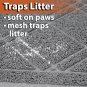 iPrimio Cat Litter Mat with Plaid Design – Anti-Slip Jumbo Size 42 x 36 inche...