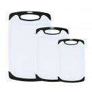 Plastic Cutting Board,oobest 3 Piece Chopping Board Plastic Cutting Board Set...