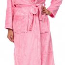 Patricia Women's Premium Soft Plush Robe Full Length with Hood Small / Medium