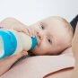 b.box Baby Bottle + Dry Formula Dispenser | Color: Aqua Groove | 8 oz. | BPA-...