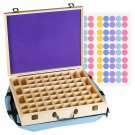 Bekith 72 Slot Wooden Essential Oil Storage Box - Holds 64 5-15ml Bottles & 8...