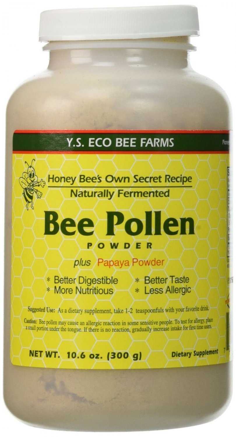 Naturally Fermented Bee Pollen Powder- 10.6 oz