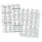 Carpe Diem Planner Essentials - Clear Labels Onе PaÑk