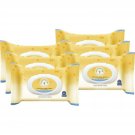 Burt's Bees Baby Chlorine-Free Wipes for Sensitive Skin- 72 Count - Pack of 6