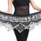 Aivtalk Women Belly Dance Hip Scarf with Coins Velvet Belly Dance Belt 320 Co...
