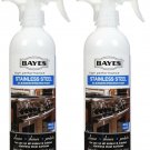 Bayes High-Performance Stainless Steel Cleaner, Polish, and Protectant - Clea...