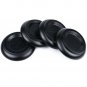 WOGOD (PA-11)Solid wood Upright Piano Caster Cups .(1 Set of 4 Black)