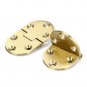 OwnMy 2Pcs 90 Degree Solid Brass Hinge, Drop Front Desk Drawer Butt Hinge for...