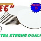 6-Inch Cake Circle, (25-Pack) cake circles 6 inch ,cake circle base