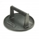 Charcoal Companion CC5023  Cast Iron 7-Inch Diameter Grill Press, Round