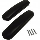 Invacare Desk Length (9-1/8") Wheelchair Arm Pads, Black (Pair), Fits Most In...