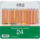 Tombow Recycled Colored Pencils, Assorted Colors, 24-Pack