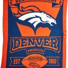 The Northwest Company NFL Marque Printed Fleece Throw Denver Broncos