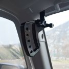 ICARS 2007-2018 JK JKU Jeep Wrangler New Style Aluminum Black Front Grab Hand...