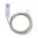 Cordinate Designer 1-Outlet 2-USB Charging Extension Cord with Surge Protecti...