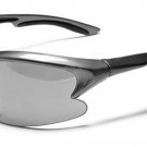 JiMarti JM22 Sport Wrap Sunglasses Mirror lens TR90 Unbreakable Gunsmoke