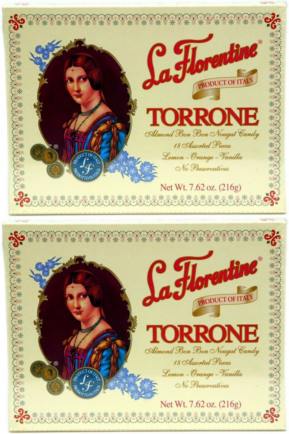 La Florentine Torrone 18 pc Assortment Box, Pack of 2 2 Packs