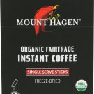 Mount Hagen Organic Instant Regular Coffee, 25 Count Single Serve packet Net ...